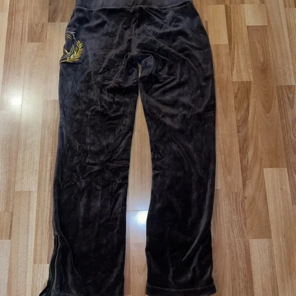 Vintage Nike Air Jordan Women's Velour Tracksuit. Pink/Brown. - Picture 5 of 12